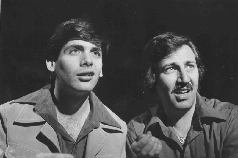 With Lloyd Battista, Sexual Perversity in Chicago, Cherry Lane Theatre, 1976