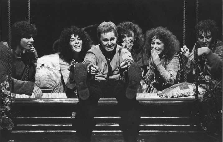 With Susan Edwards, Derek Jacobi, Leda Siskind, Cheryl Giannini, Derek Meader, The Suicide, ANTA Theatre (Broadway) 1980