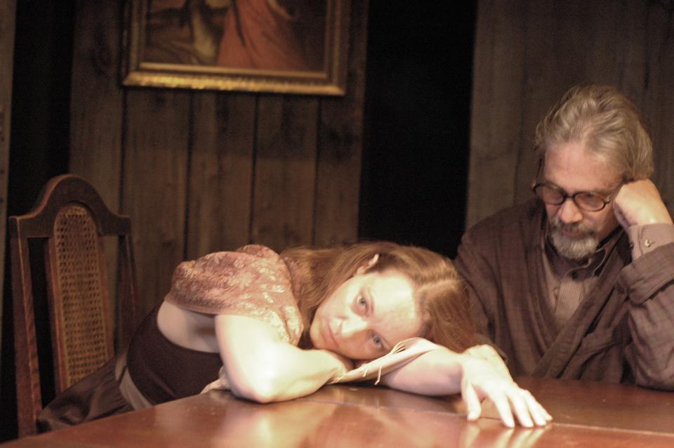 With Stacy Fischer in Uncle Vanya, Harbor Stage Company 2015
