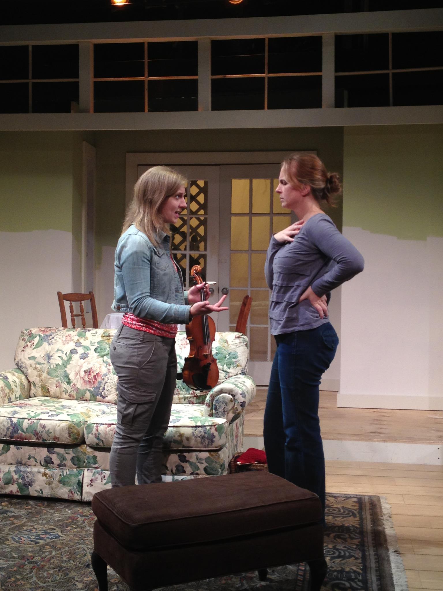 Lauren Thomas, Laura Latreille in The Sussman Variations, Boston Playwrights Theatre 2012